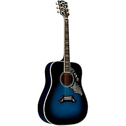 Gibson Bats in Flight Limited-Edition Acoustic-Electric Guitar Midnight Edge Burst