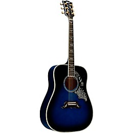 Gibson Bats in Flight Limited-Edition Acoustic-Electric Guitar Midnight Edge Burst