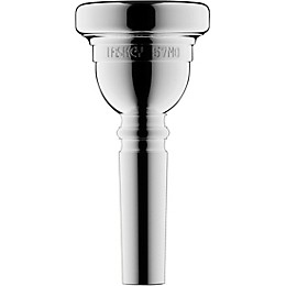 Laskey Classic Series Large Shank Trombone Mouthpiece in Silver 57MD