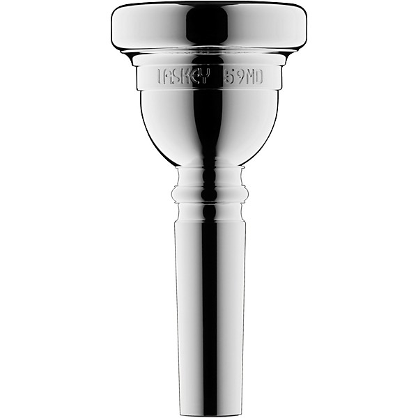 Laskey Classic Series Large Shank Trombone Mouthpiece in Silver 59MD