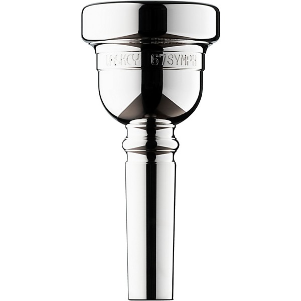 Laskey Alessi Symphony Signature Series Large Shank Trombone Mouthpiece in Silver 67