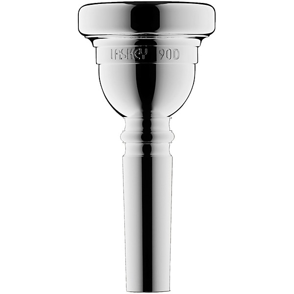 Laskey Classic Series Large Shank Bass Trombone Mouthpiece in Silver 90D