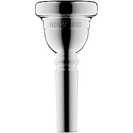 Laskey Classic Series Large Shank Bass Trombone Mouthpiece in Silver 93D