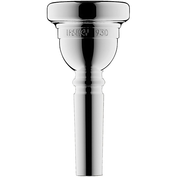 Laskey Classic Series Large Shank Bass Trombone Mouthpiece in Silver 93D