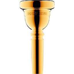 Laskey Classic Series Large Shank Trombone Mouthpiece in Gold 57MD