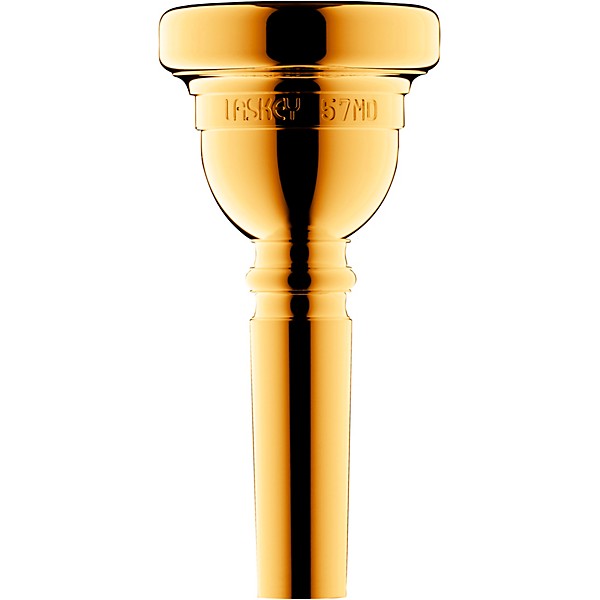 Laskey Classic Series Large Shank Trombone Mouthpiece in Gold 57MD