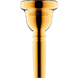 Laskey Classic Series Large Shank Trombone Mouthpiece in... Laskey Classic Series Large Shank Trombone Mouthpiece in Gold 57D