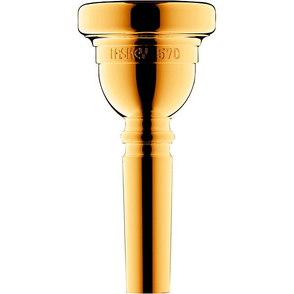 Laskey Classic Series Large Shank Trombone Mouthpiece in Gold 57D