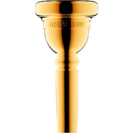 Laskey Classic Series Large Shank Trombone Mouthpiece i... Laskey Classic Series Large Shank Trombone Mouthpiece in Gold 59MD