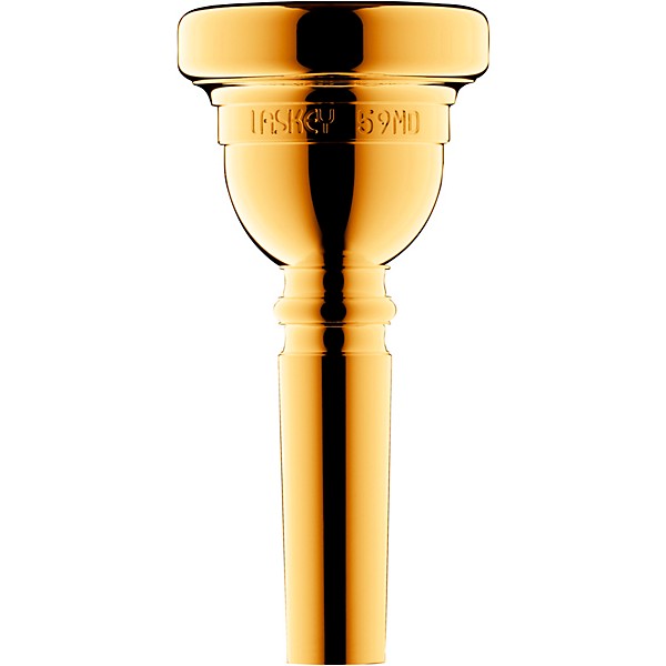 Laskey Classic Series Large Shank Trombone Mouthpiece in Gold 59MD