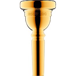 Laskey Classic Series Large Shank Trombone Mouthpiece in Gold 59D