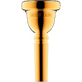 Laskey Classic Series Large Shank Bass Trombone Mo... Laskey Classic Series Large Shank Bass Trombone Mouthpiece in Gold 85MD