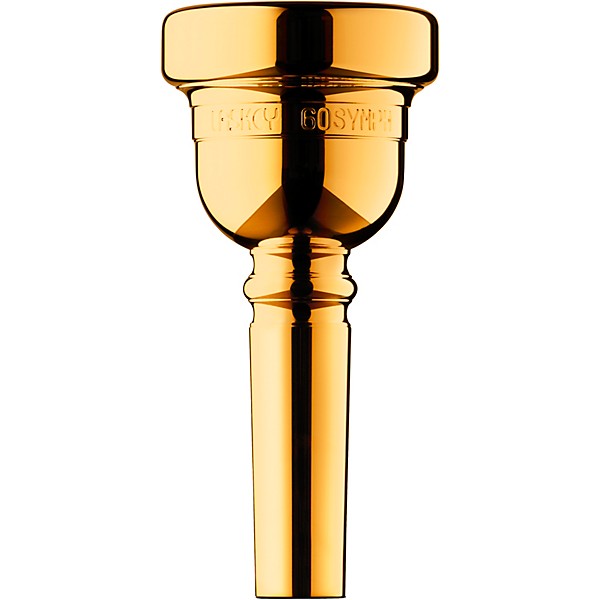 Laskey Alessi Symphony Signature Series Large Shank Trombone Mouthpiece in Gold 60