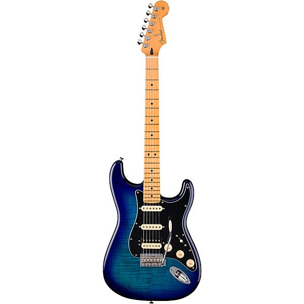 Fender Player II Stratocaster HSS Plus Top Maple Fingerboard Limited Edition Electric Guitar Blue Burst