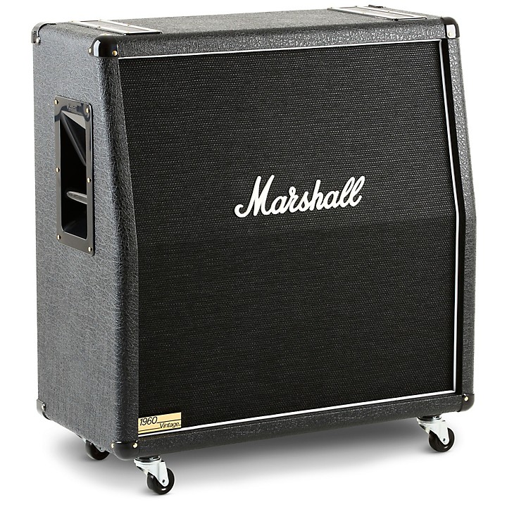 Marshall 1960AV 280W 4x12 Angled Guitar Speaker Cabinet Black