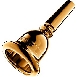 Laskey Classic C Series American Shank Tuba Mouthpiece in Gold 28C