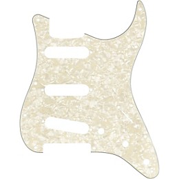 Fender 11-Hole Modern-Style Stratocaster S/S/S Pickguard Aged White Moto