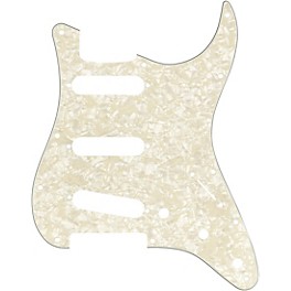 Fender 11-Hole Modern-Style Stratocaster S/S/S Pickguard Aged White Moto