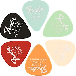 Fender 351 Shape Dura-Tone Delrin Guitar Picks 1.21 mm 12 Pack