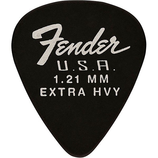 Fender 351 Shape Dura-Tone Delrin Guitar Picks 1.21 mm 12 Pack