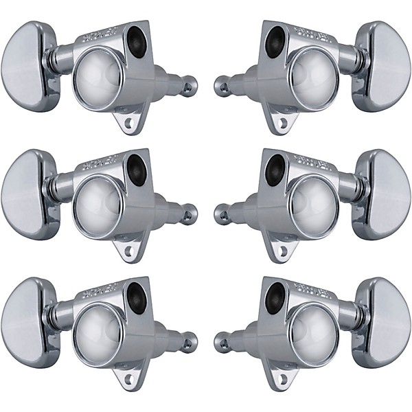 GROVER Rotomatics 102 Series Standard Button Tuning Machines Chrome