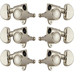 GROVER Rotomatics 102 Series Standard Button Tuning Machines Nickel