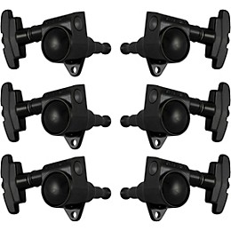 GROVER Super Rotomatics With 18:1 Gear Ratio 109-18 Series Tuning Machines Black Chrome