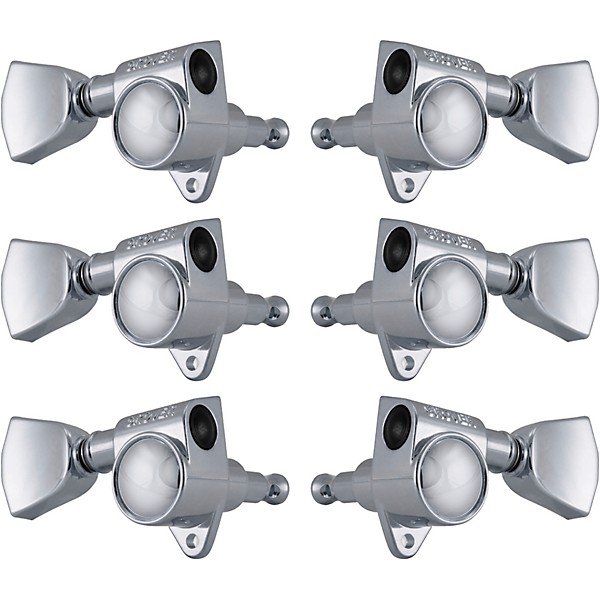 GROVER Rotomatics 102 Series Keystone Button Tuning Machines Chrome
