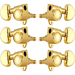 GROVER Rotomatics With 18:1 Gear Ratio 102-18 Series Standard Button Tuning Machines Gold