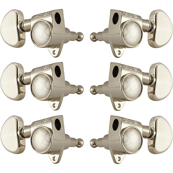 GROVER Rotomatics With 18:1 Gear Ratio 102-18 Series Standard Button Tuning Machines Nickel