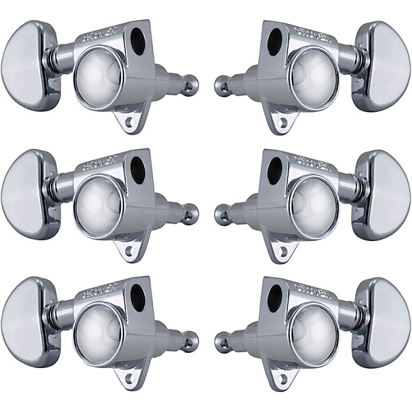 GROVER Rotomatics With 18:1 Gear Ratio 102-18 Series Standard Button Tuning Machines Chrome