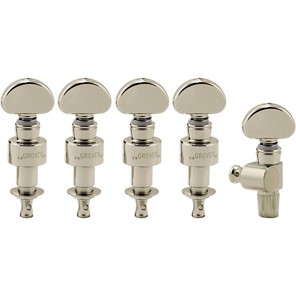 GROVER Planetary Metal Button Tuning Pegs Nickel