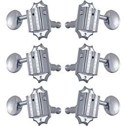 GROVER Deluxe 136 Series Tuning Machines Chrome 3+3