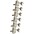 GROVER Deluxe 136 Series Tuning Machines Nickel 3+3 GROVER Deluxe 136 Series Tuning Machines Nickel 6-in-line