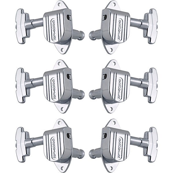 GROVER Full-Size Imperial 151 Series Tuning Machines Chrome