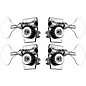 GROVER Vintage Bass 142 Series Tuning Machines Chrome 2+2 thumbnail