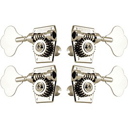 GROVER Vintage Bass 142 Series Tuning Machines Chrome 4-in-line GROVER Vintage Bass 142 Series Tuning Machines Nickel 2+2