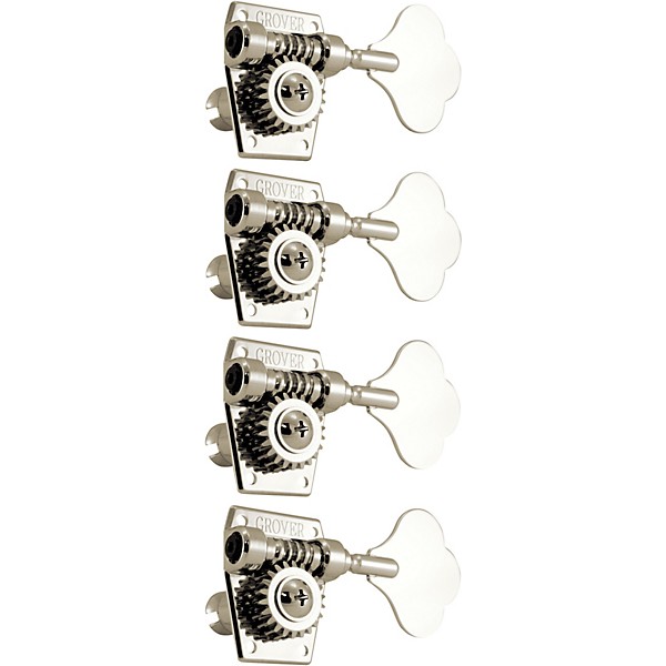 GROVER Vintage Bass 142 Series Tuning Machines Nickel 4-in-line