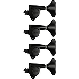 GROVER Mini Bass 144 Series Tuning Machines Black Chrome 4-in-line