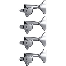 GROVER Mini Bass 144 Series Tuning Machines Chrome 4-in-line