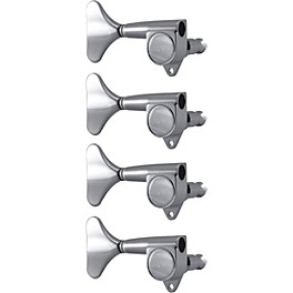 GROVER Mini Bass 144 Series Tuning Machines Nickel Re... GROVER Mini Bass 144 Series Tuning Machines Chrome Reverse 4-in-line