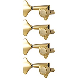 GROVER Mini Bass 144 Series Tuning Machines Nickel Reve... GROVER Mini Bass 144 Series Tuning Machines Gold Reverse 4-in-line