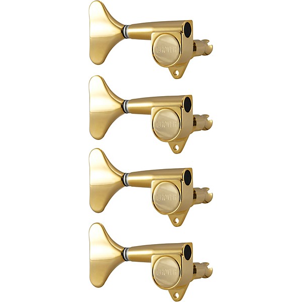 GROVER Mini Bass 144 Series Tuning Machines Gold Reverse 4-in-line