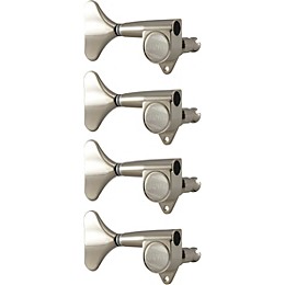 GROVER Mini Bass 144 Series Tuning Machines Nickel Reverse 4-in-line