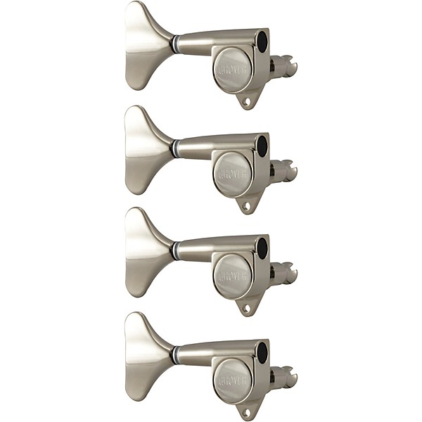 GROVER Mini Bass 144 Series Tuning Machines Nickel Reverse 4-in-line