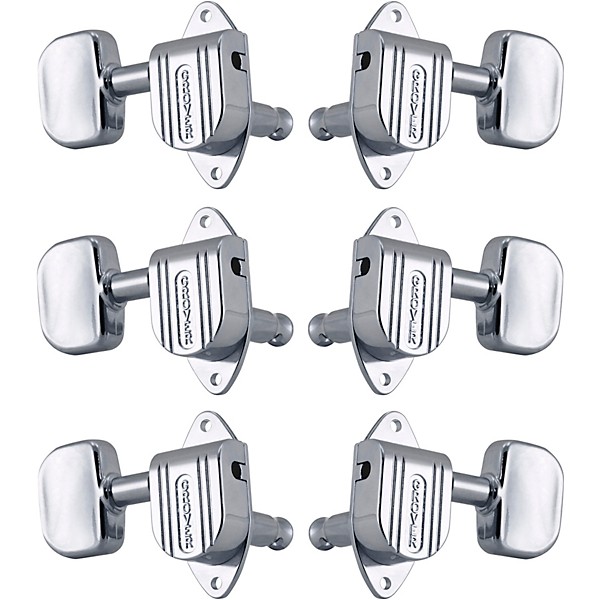 GROVER Full-Size Imperial 152 Series Tuning Machines Chrome