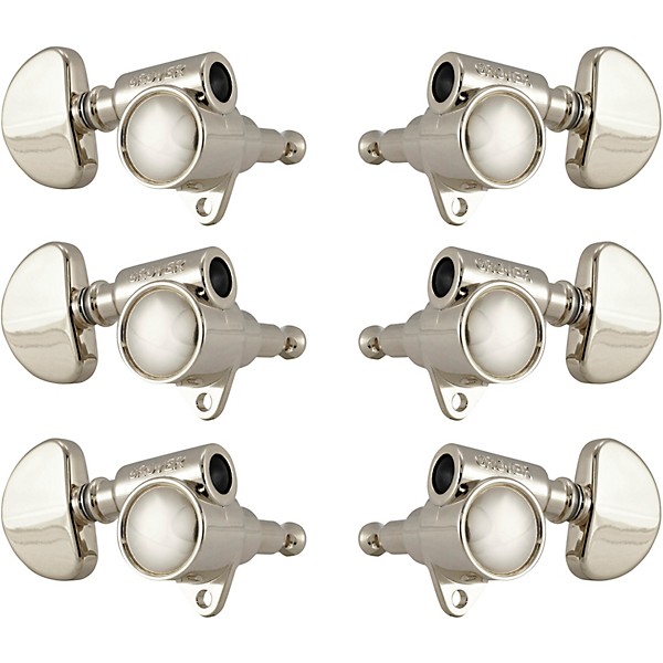 GROVER Original Milk Bottle Style Rotomatics 102V Series Standard Button Tuning Machines Nickel