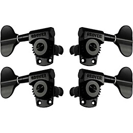 GROVER Titan Electric Bass 145 Series Tuning Machines Black Chrome 2+2