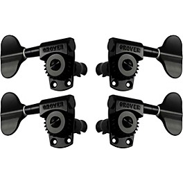 GROVER Titan Electric Bass 145 Series Tuning Machin... GROVER Titan Electric Bass 145 Series Tuning Machines Black Chrome 2+2