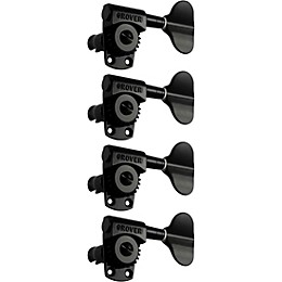 GROVER Titan Electric Bass 145 Series Tuning Machines Black Chrome 4-in-line